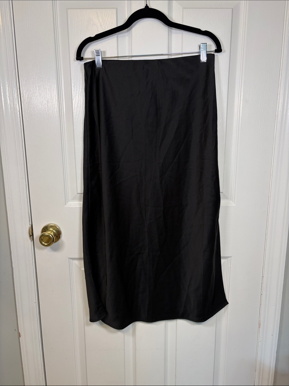Classic Black Midi Skirt